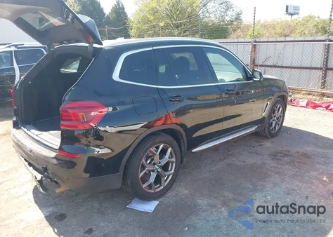 2021 BMW X3 Sdrive30I из США, поврежденный, VIN 5UXTY3C03M9D87620